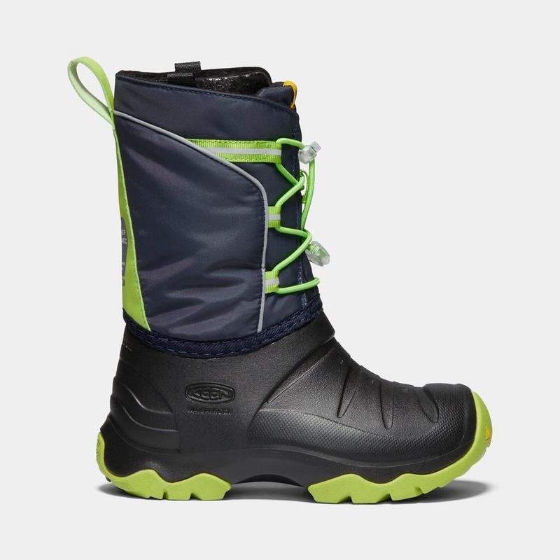 Botas De Nieve Keen Lumi Waterproof Invierno Para Niños Azul Marino/Negros/Verdes - Botas Keen Mexic